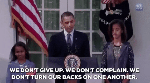 complain give up GIF by Obama