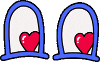 Heart Love Sticker by Poppy Deyes