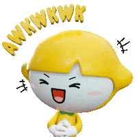 3D Laughing Sticker