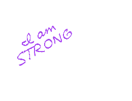 Empowherto strong i am strong Sticker