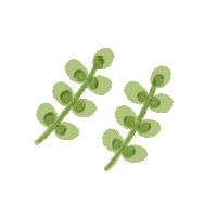 Flower Leaves Sticker