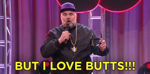 Conan Obrien Butts GIF by Team Coco