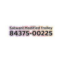 SatwantAgro trolley kisan kisaan satwant Sticker