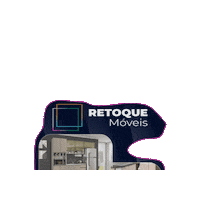 retoquemoveis moveis cozinha dormitorio loja de moveis Sticker