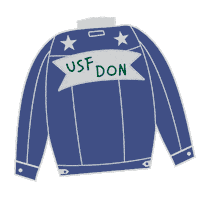 USFCA usf san francisco sf dons Sticker