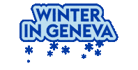 Christmas Snow Sticker by Geneva Tourism