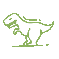 Dinosaur Dino Sticker by University of Birmingham