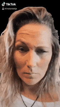 What Saywhat Huh Inyourface Face Serious Eyebrow Brow Theeyebrow GIF by Ontspannen Jij // Anita van der Voort