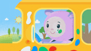 Driving Lets Go GIF by Mother Goose Club