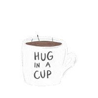 izznzz coffee tea warm hot chocolate Sticker