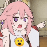 Surprised Sakura GIF