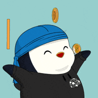 Let It Rain Crypto GIF by Pudgy Penguins