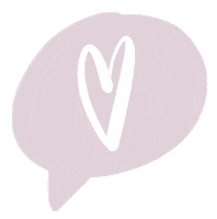 calligrafun_com love heart pink white Sticker
