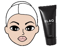 Beauty Mask Sticker by The Blaq Group