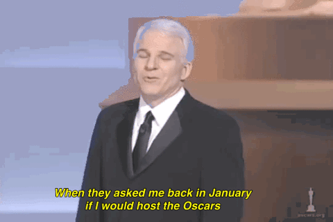 Steve Martin Oscars GIF by The Academy Awards