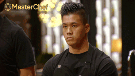 MasterChefAU giphyupload thinking masterchef think GIF
