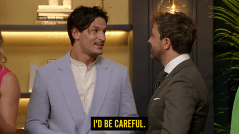 React Threat GIF by Celebrity Apprentice Australia