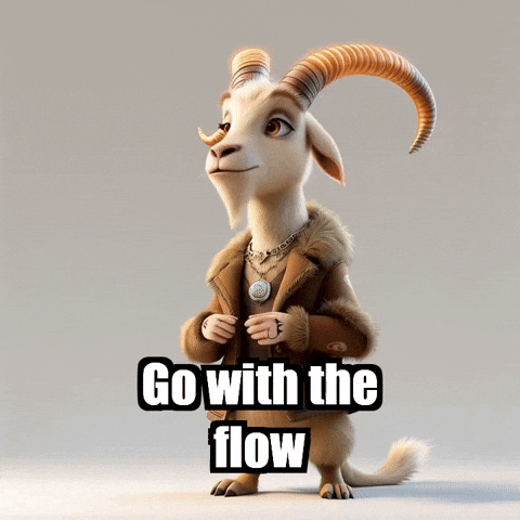 Go With The Flow GIF by Radiantelope