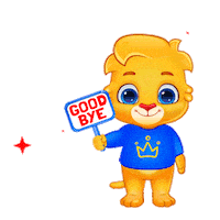 See Ya Goodbye Sticker by Lucas and Friends by RV AppStudios