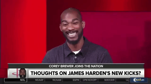 corey brewer smile GIF