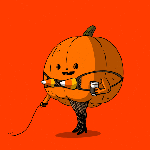 alexmdc giphyupload halloween coffee candy GIF