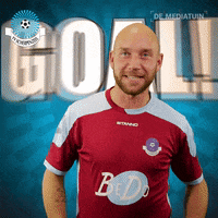 Voetbalvereniging_Scherpenzeel goal voetbal blauwwit hoofdklasse GIF