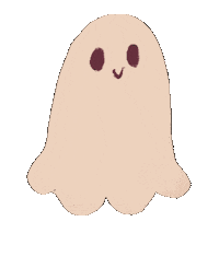 Ghost October Sticker by Marianna