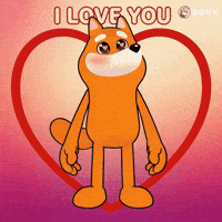 Blinking I Love You GIF by BONK