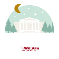 christmas winter Sticker by Transylvania University