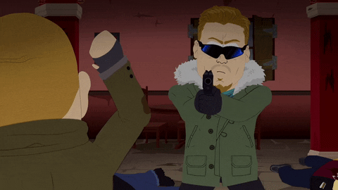 hold up guns GIF by South Park 