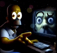 Homer Simpson Void GIF