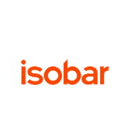 Isobar_Norge orange creative isobar oransje Sticker
