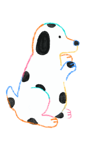 Happy Puppy Sticker