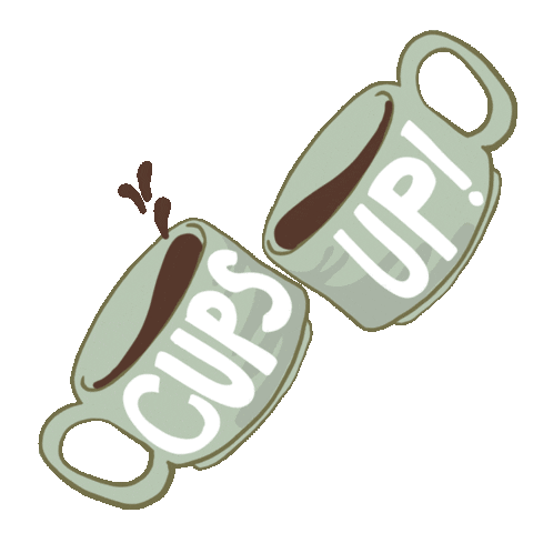 TakeRootsPR cheers good morning good job mug Sticker