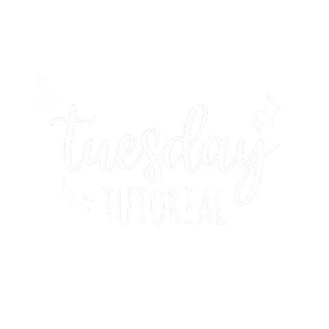 LadyBeeShop text white tuesday bling Sticker