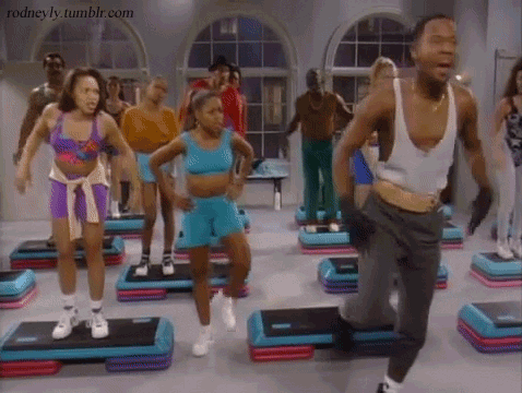 Working Out African American GIF