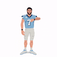 Tar Heels Football GIF by Panini America