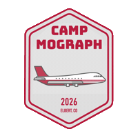 Fly Camp Sticker by Mograph