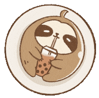 napteazzz crown 珍珠奶茶 珍奶 naptea Sticker