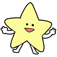 anna_animals15 star かわいい 可愛い 星 Sticker