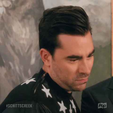 surprised eugene levy GIF by Schitt's Creek