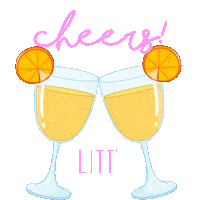 Girl Drink Sticker by Litt'