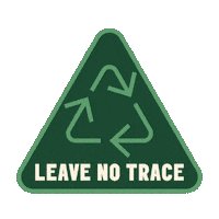 Leave No Trace Beer Sticker by Daughter Creative