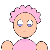 Pondering Deep Thoughts Sticker by Fatman