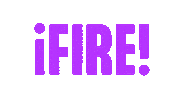 Fire Typography Sticker by Taco Bell CR