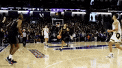 Jumping College Basketball GIF by Northwestern Athletics