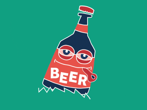 happy beer GIF by Ethan Barnowsky