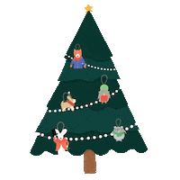 Christmas Tree Love Sticker by White Stuff