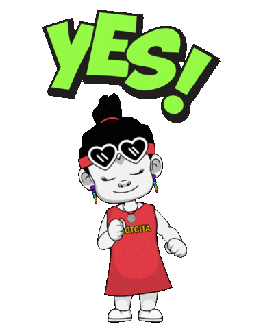 Support Yes Sticker by Zhotcita