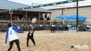 College Sports Sport GIF by GreenWave